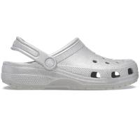 Crocs Classic Glitter Sabots Unisex Silver Glitter 36