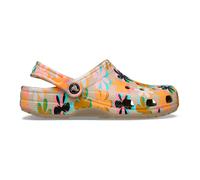 Crocs Classic Graphic Clog Tongs Femmes - beige, multicouleur 36-37