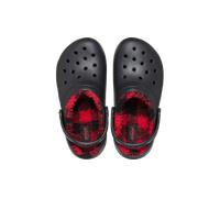 Crocs Classic Lined Buffalo Check Sabots Enfants Black 28