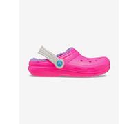Crocs Unisexe Enfant Classic Lined Clog K Sabots, Pink Crush/Multi, 36/37 EU