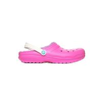 Crocs Classic Lined Clog K - Sabots doublés femme rose, tige synthétique 34