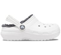 Crocs Sabots Classic Lined Clog K doublés Unisexe Enfant Blanc/Gris 34/35 EU