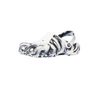 Crocs Classic Marbled Sabot homme blanc/noir - léger, séchage rapide, bride pivotante 36/37