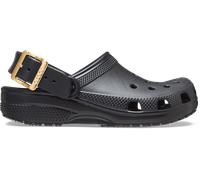 Crocs Classic Metallic Buckle Sabots Enfants Black 28