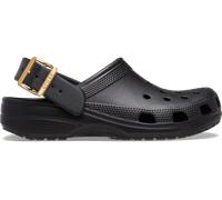 Crocs Classic Metallic Buckle Sabots Unisex Black 34