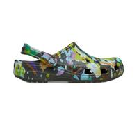 Crocs Classic Painted Floral Clog W, Size 34 EU BKSD - Black Sand 34, Bksd Black Sand, 36 EU