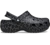 Crocs Classic Platform Animal Sabots Femmes Black Sand 34