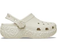 Crocs,Femme,Classic Platform Bloom Clog,Blanc du Sommet,42-43