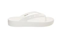 Crocs - Classic Platform Flip - Femme - Chaussures - Blanc - Taille: 43 EU