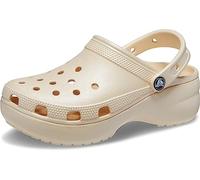 Crocs - Classic Platform Shimmer Clog - 208590108 - Couleur: Beige - Pointure: 42 EU