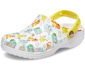 Crocs Classic Pokemon 2 Clog, Sabot, White/Multi,