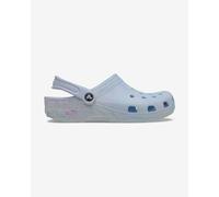 Crocs Classic sabot à motif marbré aquarelle bleu clair - 37-38