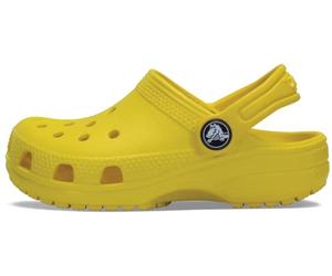 Crocs Classic Sabot, Citron, Enfant, EU 30-31 | Sabot Croslite léger; trous d'aération; bride talon pivotante pour un maintien sûr; facile à nettoyer; confort Crocs iconique