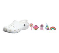 Crocs Classic U, Sabots Mixte Adulte, Blanc (White), 45/46 EU Shoe Charm 5-Pack | Personalize with Jibbitz for, Breloques de Chaussure Mixte Adulte, Everything Nice, Taille Unique