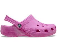 Crocs Classic Watercolor Marbled Sabots Unisex Pink Swirl 37