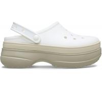 Crocs Classic Stacked Sabots Unisex Chalk 36