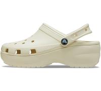 Crocs Cream Adult Classic Platform Clogs
