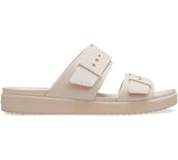 Crocs Cream Brooklyn Buckle Low Sandals