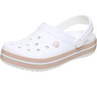 Crocs Crocband™ Sabots Unisex White / Pink Caramel 42