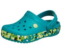 Crocs Crocband Clog Sabot, Turquoise Turbo Multi, 35 EU