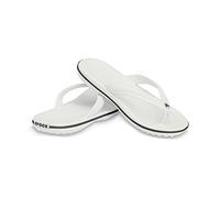 Crocs Crocband Flip, Tongs mixte adulte, Blanc, 45 EU