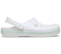 Crocs Crocband™ Sabots Unisex White/Serene Green 46