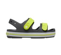 Crocs Sandales Crocband Cruiser Sandal T – Unisexe enfant – Slate Grey/Acidity – 25/26 EU