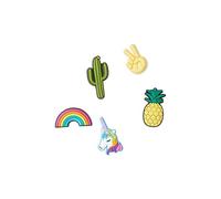 Crocs Lot de 5 Jibbitz | Personnalisez vos Crocs avec les Jibbitz Fun Trend One-Size
