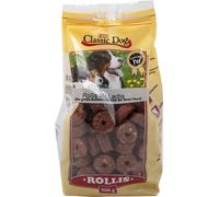 Croc's de Chien Classique Rollis avec Saumon 500g