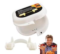 Crocs de vampire pour adultes, fausses dents effrayantes réutilisables, accessoires de costume effrayant et effrayant pour spectacle, événements à thème, carnaval, jeux de rôle