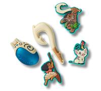 Crocs Disney Moana Lot de 5 breloques chaussures unisexes Multicolore Taille unique, multicolore, Taille unique