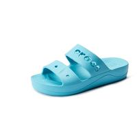 Crocs Sandales à plateforme Baya pour femme, Digital Aqua, 37/38 EU