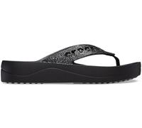 Crocs Femme Baya Platform Flip Tongs, Black, 34/35 EU