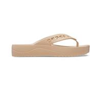 Crocs Femme Baya Platform Flip Tongs, Chai, 42/43 EU