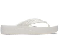 Crocs Femme Baya Platform Flip Tongs, White, 41/42 EU