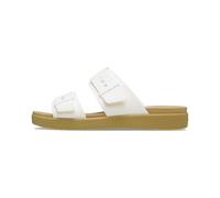Crocs Femme Brooklyn Buckle Low Sandales, Chalk/Tan, 41/42 EU