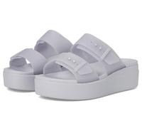 Crocs Femme Brooklyn BuckleFrostedLowWedge Sandales, Purple Moon, 39/40 EU