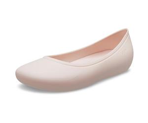 Crocs Femme Brooklyn Flat Chaussures Plates, Quartz, 34/35 EU