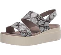 Crocs Femme Brooklyn Low Wedge Sabot, Multi Stucco, 41/42 EU