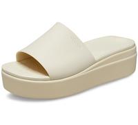 Crocs Femme Brooklyn Slide Platforms-sandals, Bone, 37/38 EU
