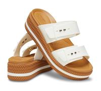 Crocs Femme Brooklyn Woven Buckle Sandales, Chalk, 39/40 EU