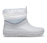 Crocs Femme Classic Neo Puff Shorty Boot W Bottes, Light Grey/White, 38/39 EU