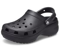 Crocs Femme Classic Platform Clog W Sabots, Black, 36/37 EU