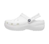 Crocs Femme Classic Platform Clog W Sabots, White, 37/38 EU