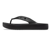 Crocs Femme Classic Platform Flip W Tongs, Black, 38/39 EU