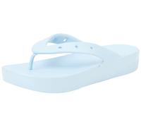 Crocs Femme Classic Platform Flip W Tongs, Blue Calcite, 39/40 EU