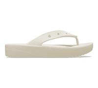 Crocs Femme Classic Platform Flip W Tongs, Bone, 34/35 EU