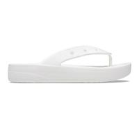 Crocs Femme Classic Platform Flip W Tongs, White, 41/42 EU