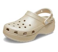 Sabots femmes Crocs Classic Platform Glitter ClogW Doré 37 / 38