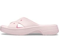 Crocs Classic Cross Strap Slides Femmes Pink Milk 39